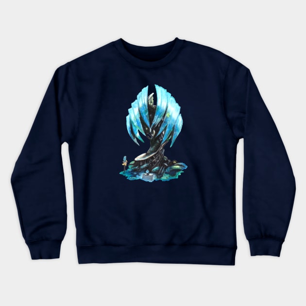 Crystal Chronicles Crewneck Sweatshirt by MariDesigns